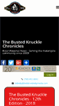 Mobile Screenshot of bustedknucklechronicles.com